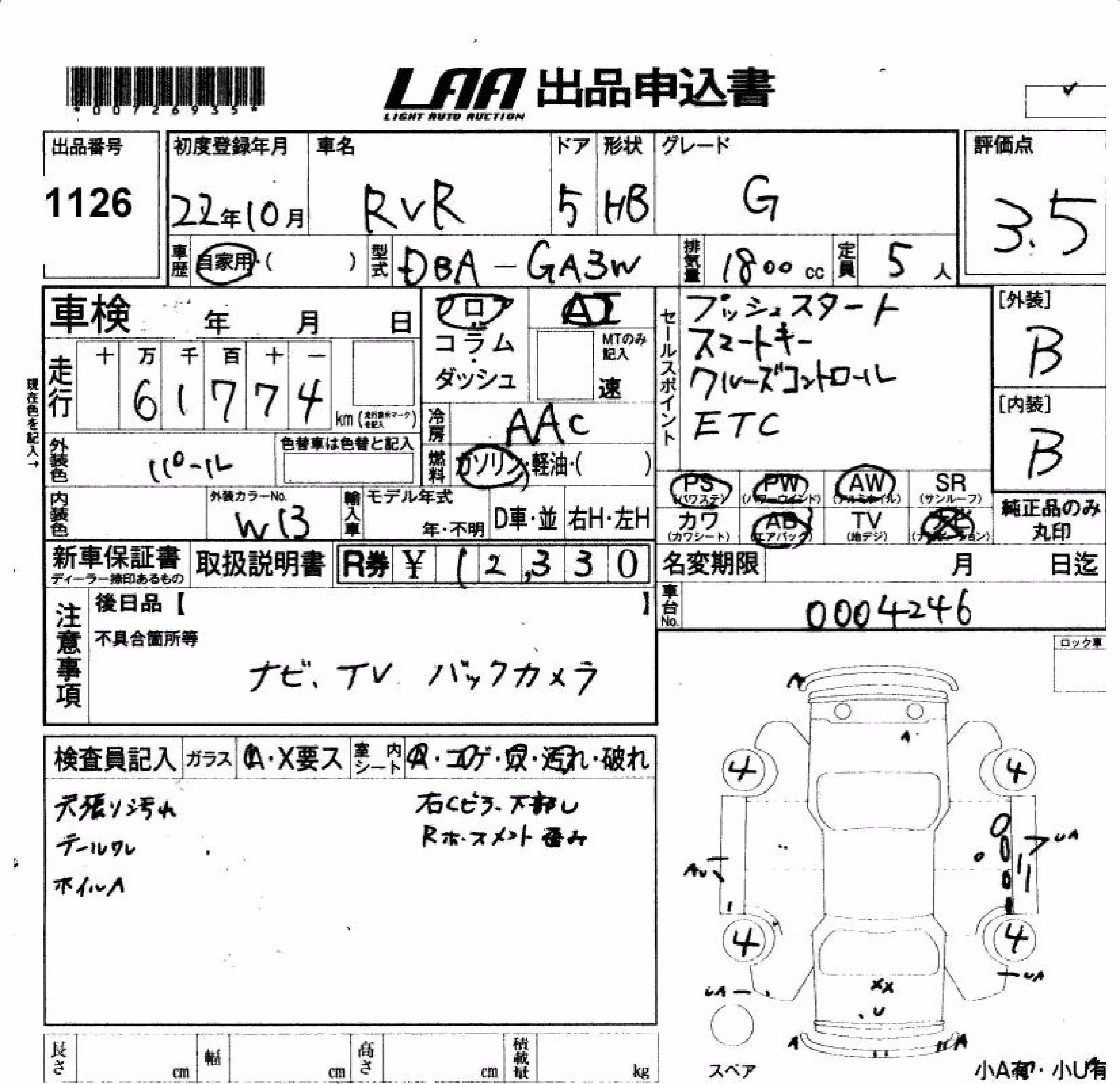 MITSUBISHI RVR