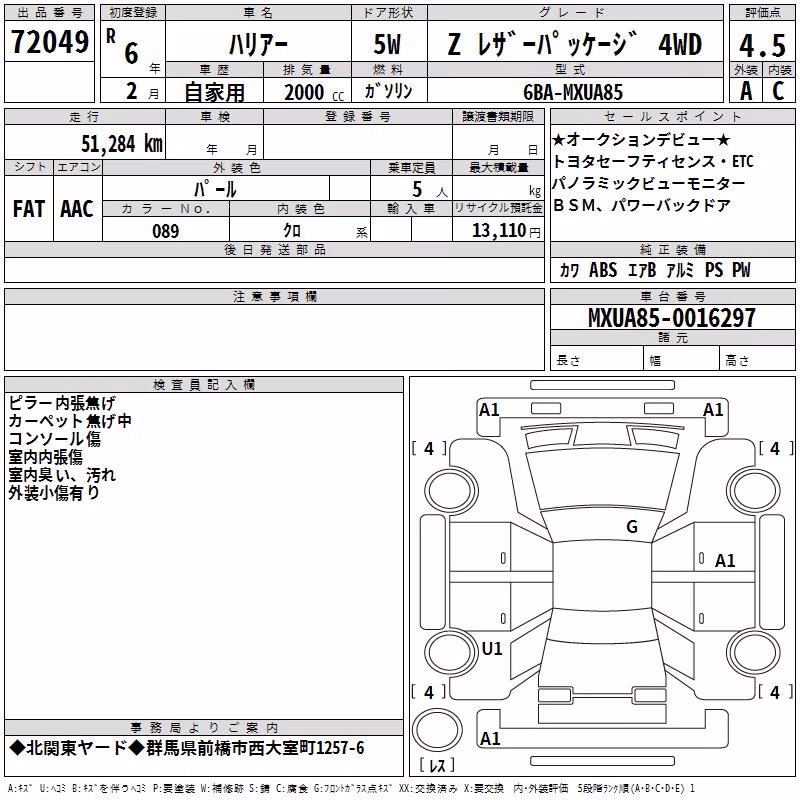 TOYOTA HARRIER