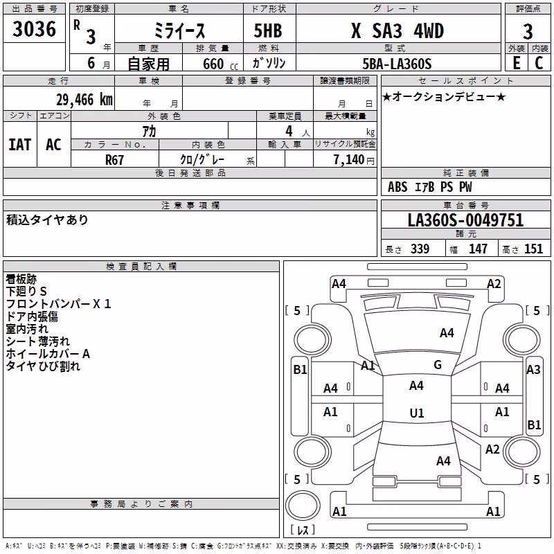 DAIHATSU MIRA E:S