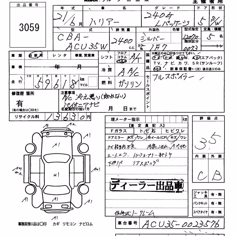 TOYOTA HARRIER