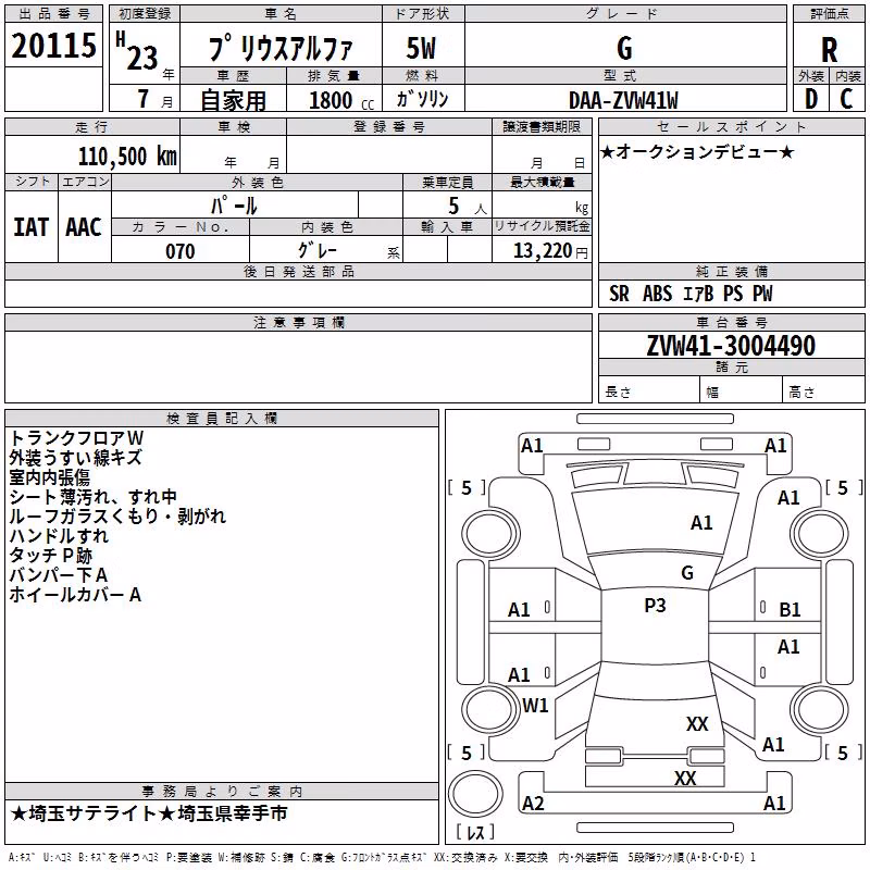TOYOTA PRIUS ALPHA