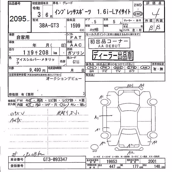 SUBARU XV