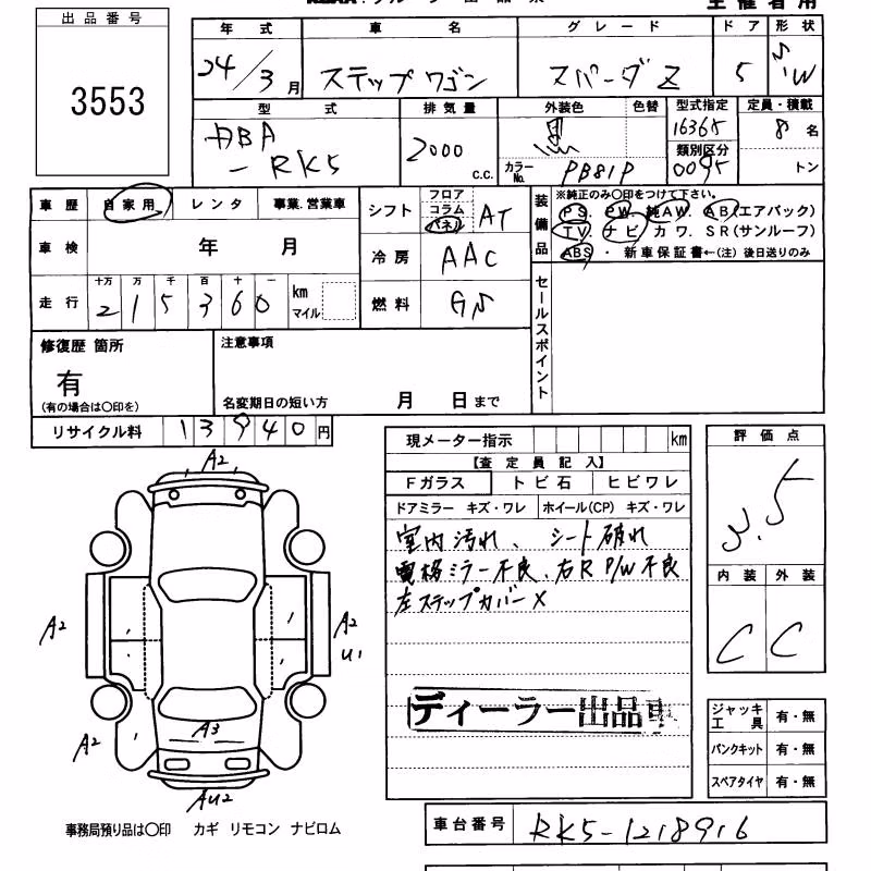 HONDA STEPWGN