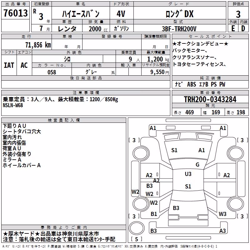 TOYOTA REGIUS ACE