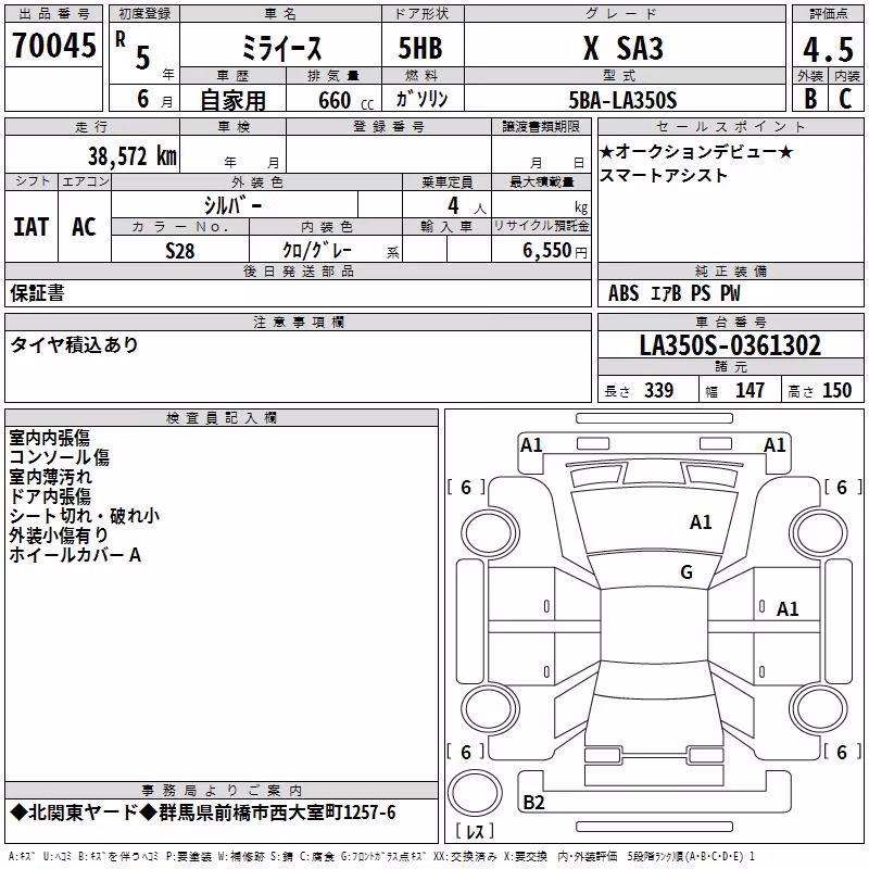 DAIHATSU MIRA E:S
