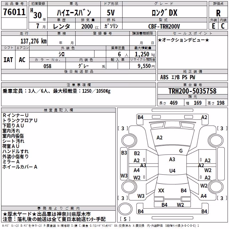TOYOTA REGIUS ACE