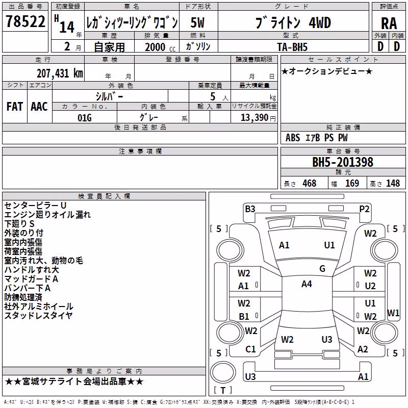 SUBARU LEGACY