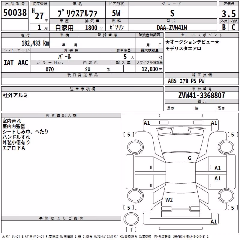 TOYOTA PRIUS ALPHA