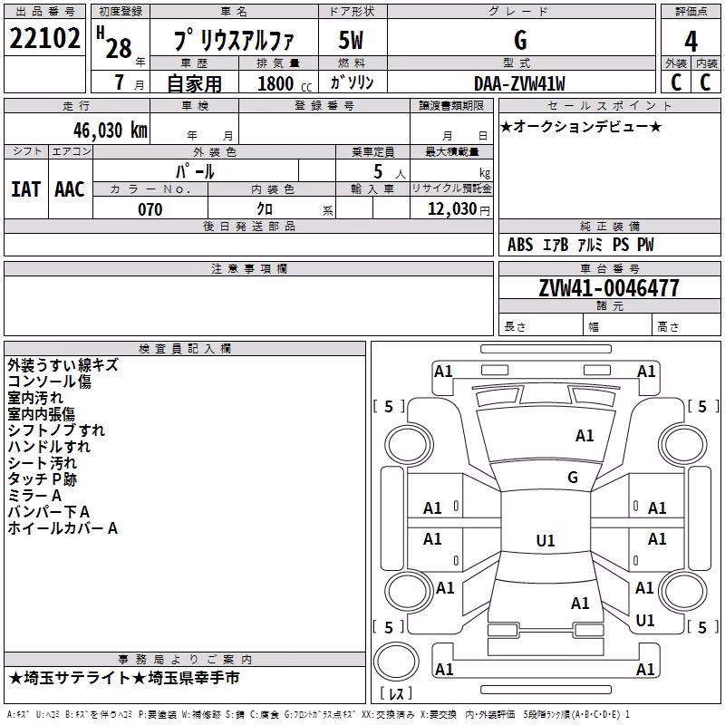 TOYOTA PRIUS ALPHA