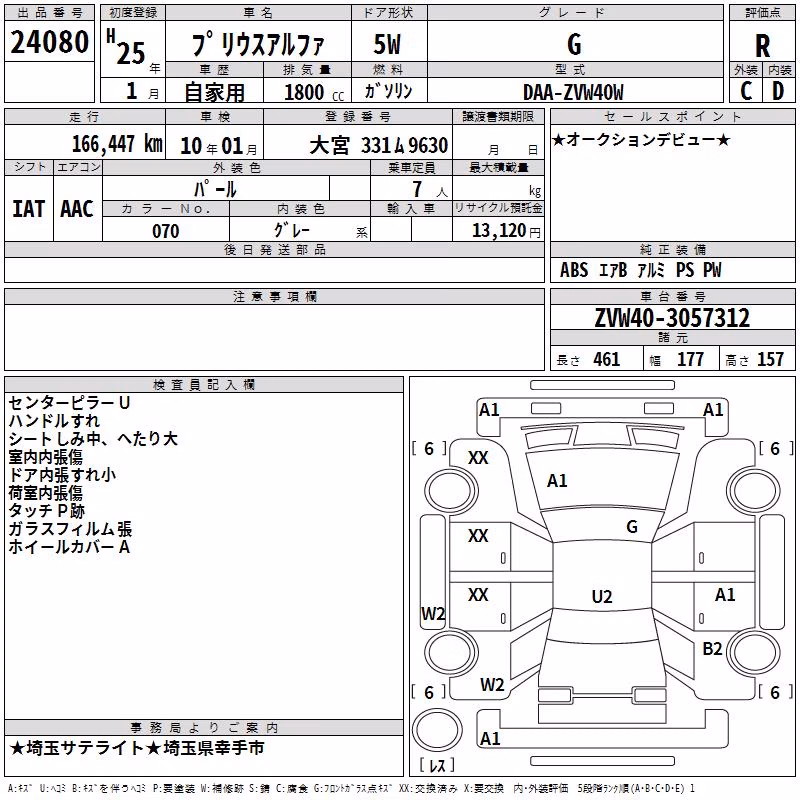 TOYOTA PRIUS ALPHA
