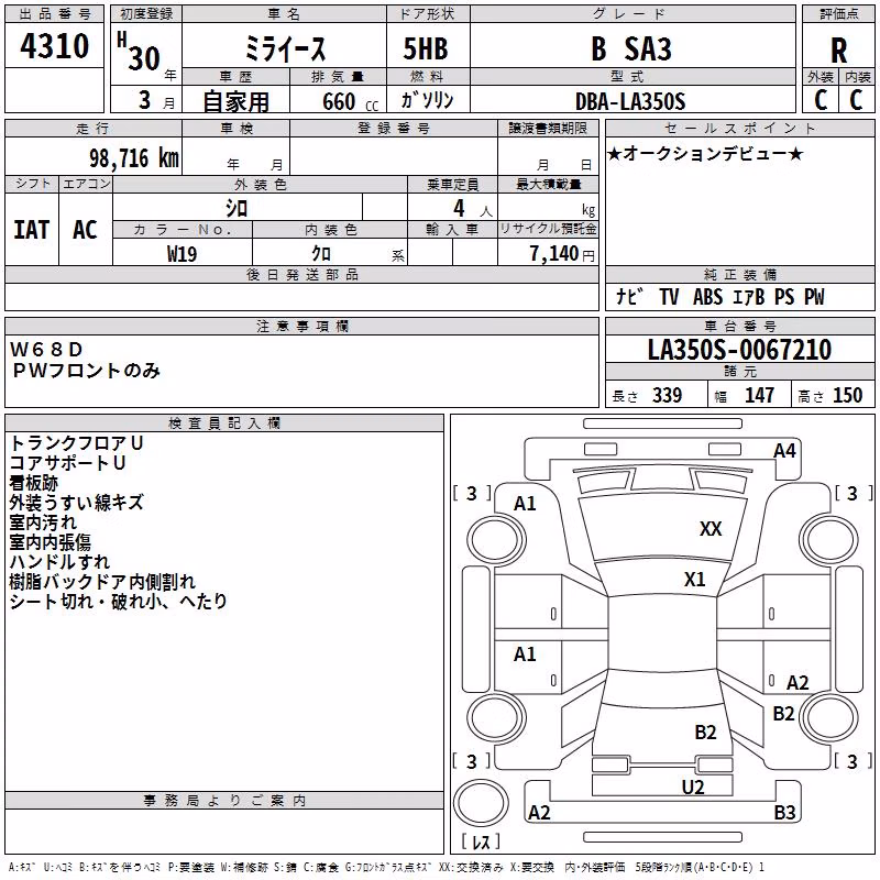 DAIHATSU MIRA E:S