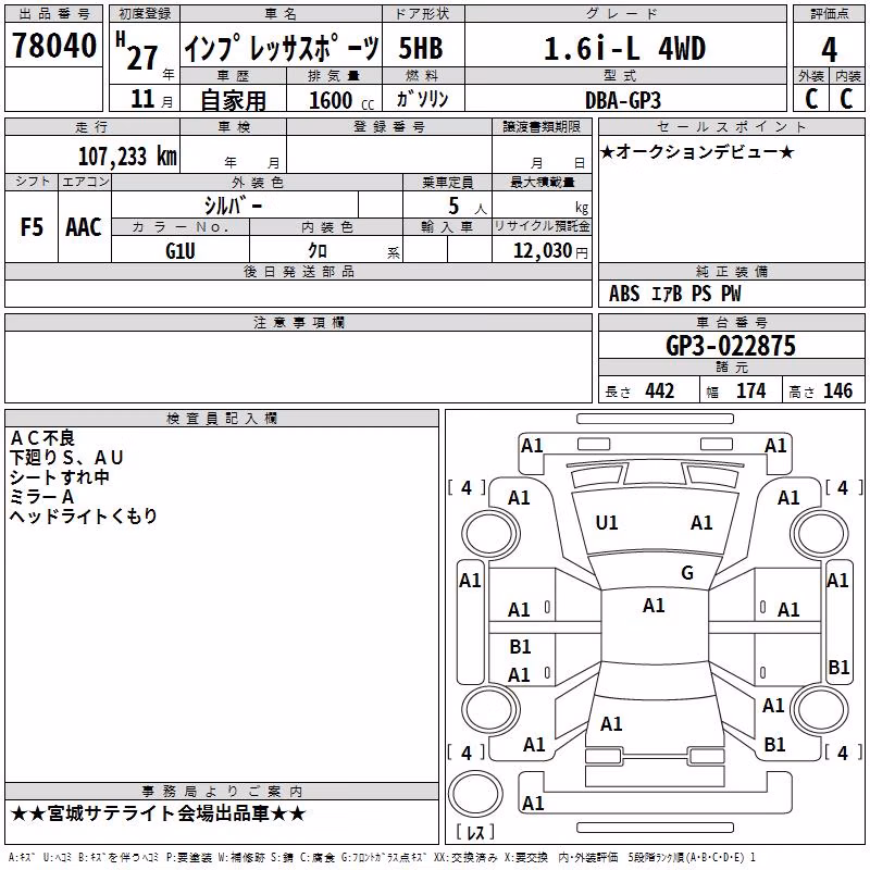 SUBARU IMPREZA