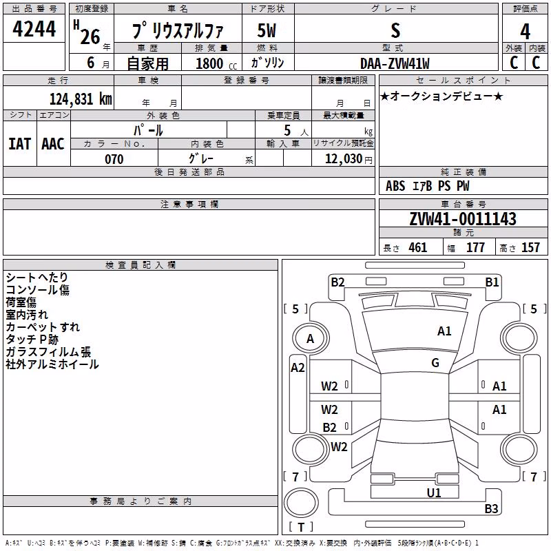 TOYOTA PRIUS ALPHA