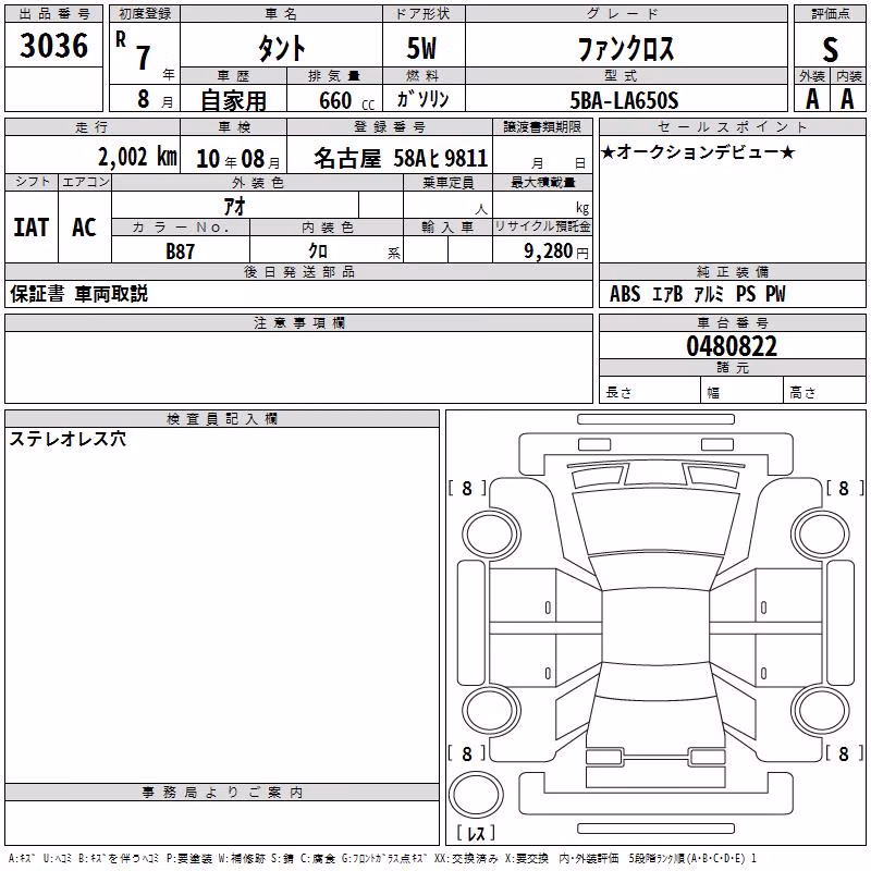 DAIHATSU TANTO