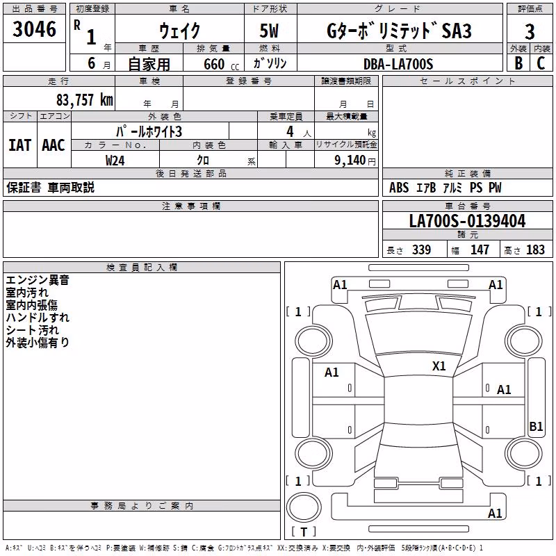 DAIHATSU WAKE