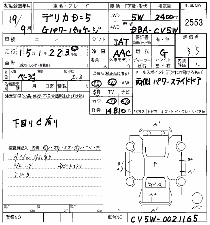 MITSUBISHI DELICA D:5
