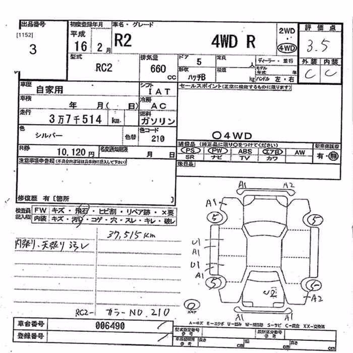 SUBARU R2
