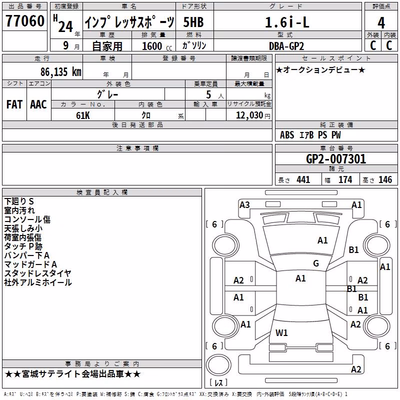 SUBARU IMPREZA