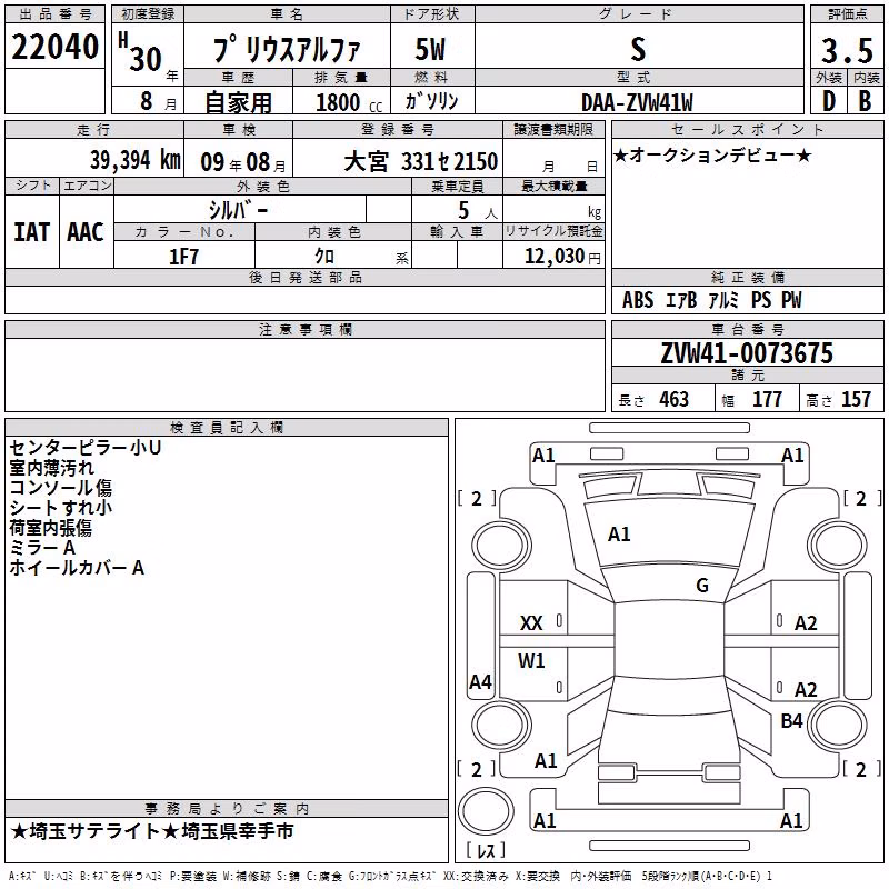 TOYOTA PRIUS ALPHA