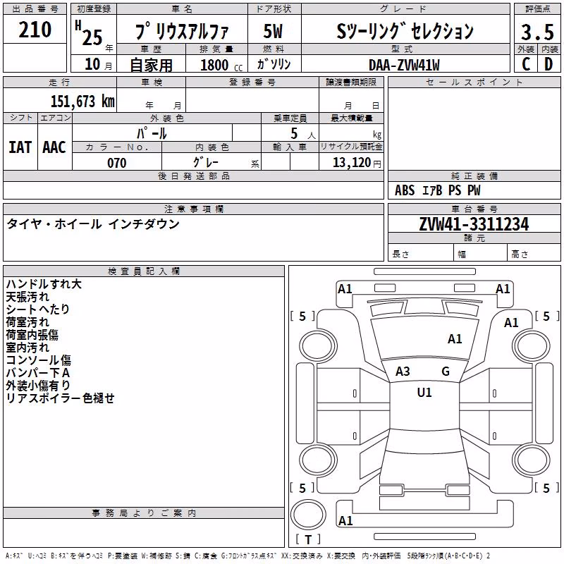 TOYOTA PRIUS ALPHA