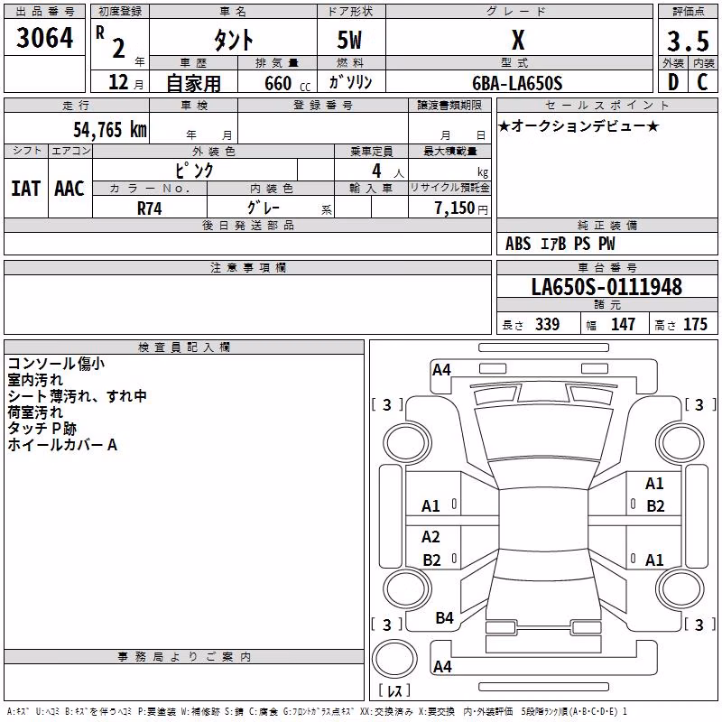 DAIHATSU TANTO