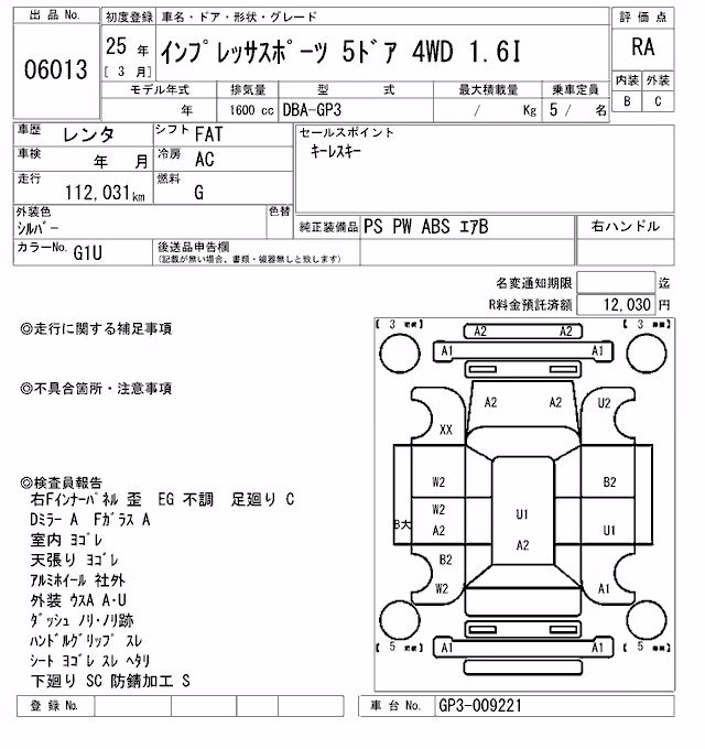 SUBARU IMPREZA