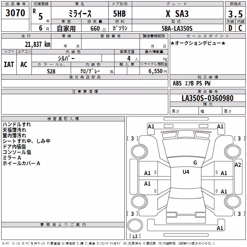 DAIHATSU MIRA E:S