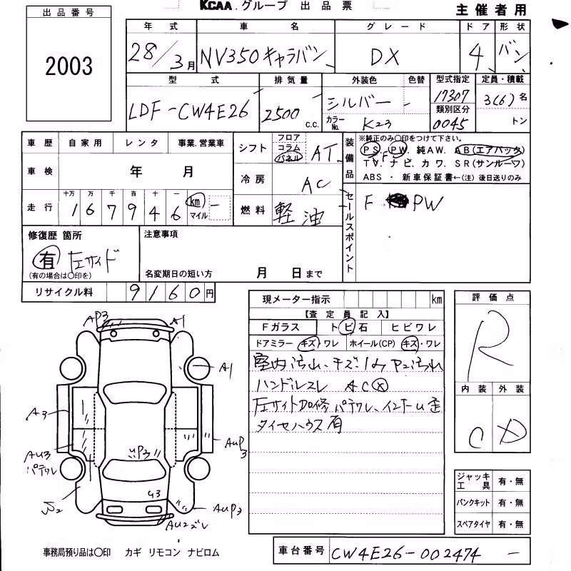 NISSAN NV350 CARAVAN