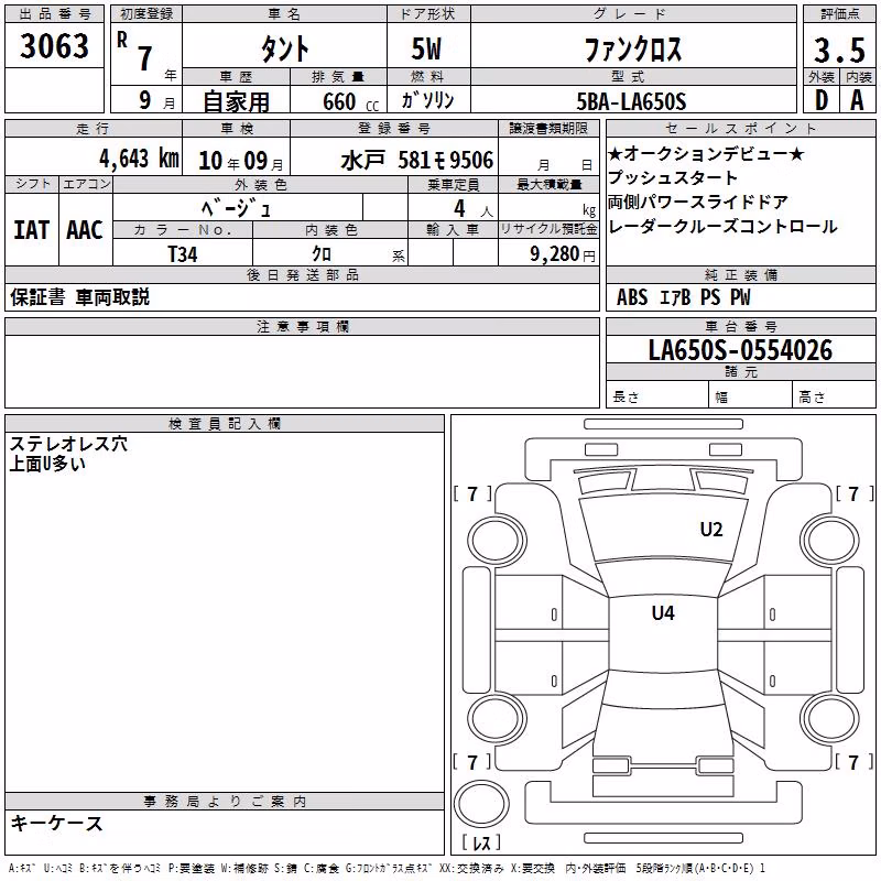 DAIHATSU TANTO