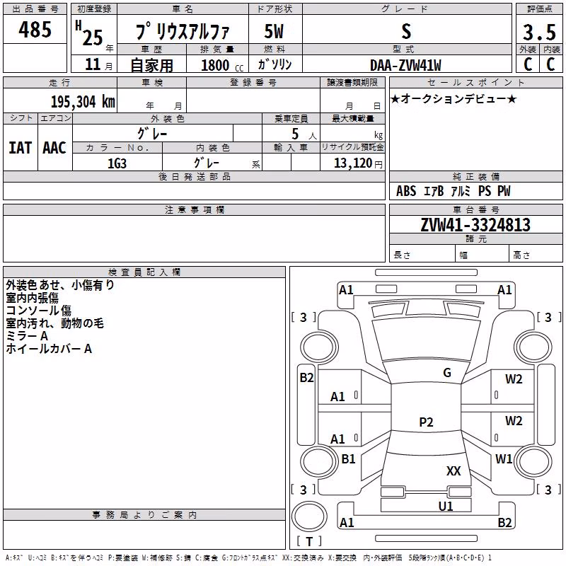 TOYOTA PRIUS ALPHA