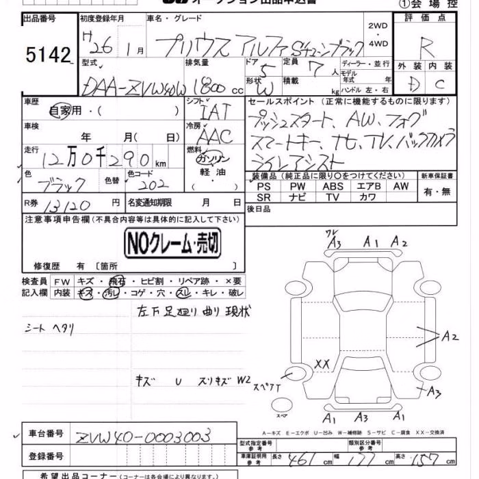 TOYOTA PRIUS ALPHA