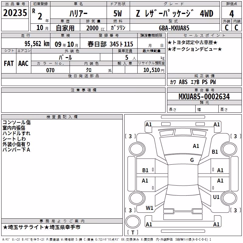 TOYOTA HARRIER