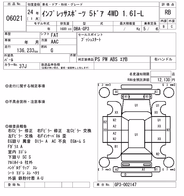 SUBARU IMPREZA