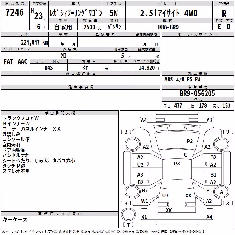 SUBARU LEGACY