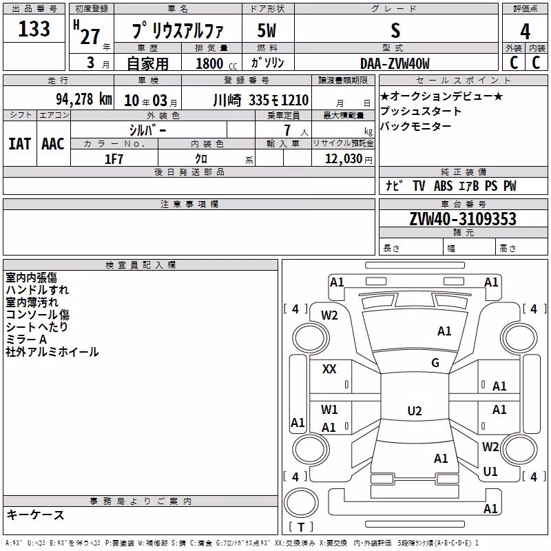 TOYOTA PRIUS ALPHA