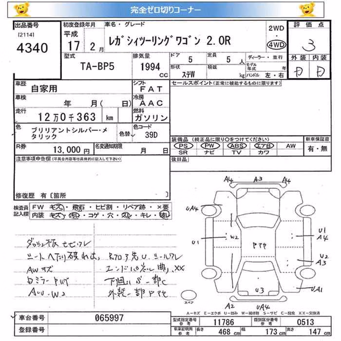 SUBARU LEGACY