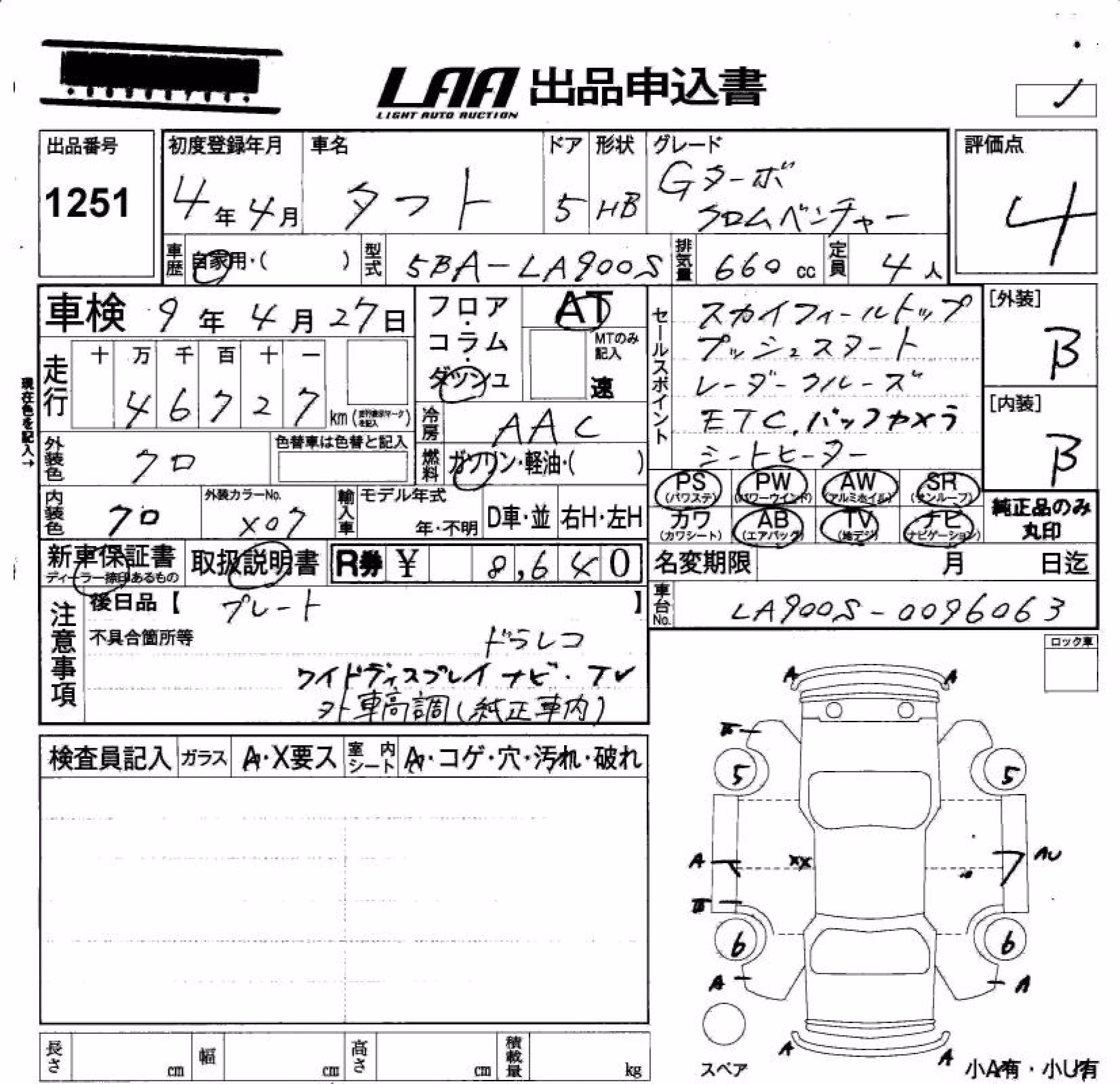 DAIHATSU TAFT