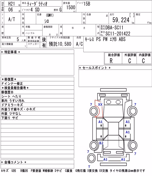 NISSAN TIIDA LATIO