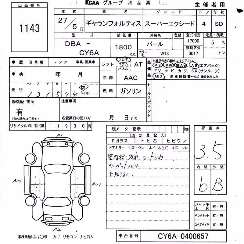 MITSUBISHI GALANT FORTIS