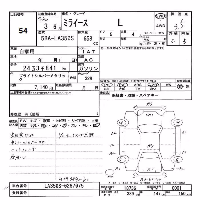 DAIHATSU MIRA E:S