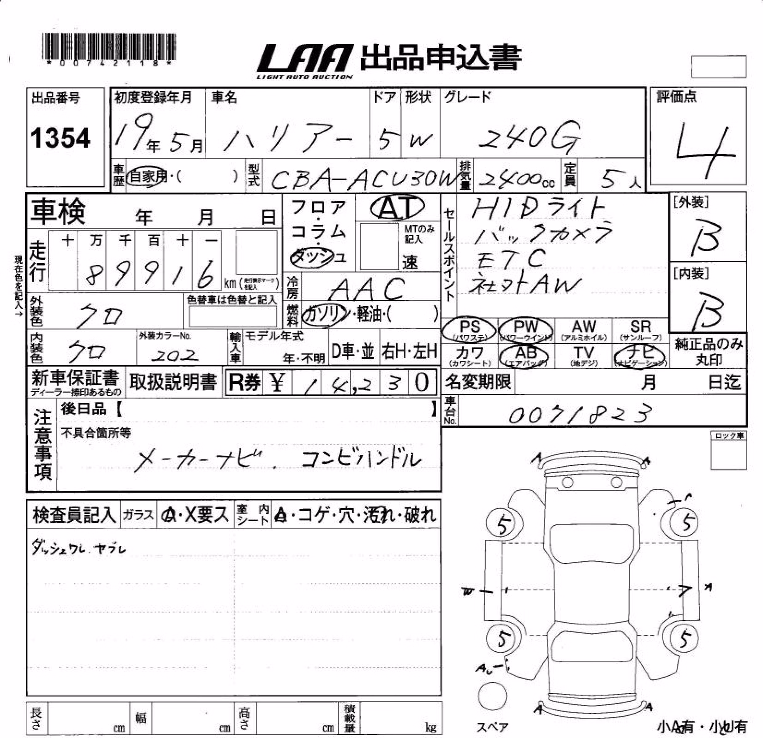 TOYOTA HARRIER