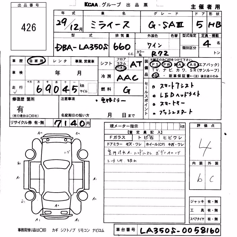 DAIHATSU MIRA E:S