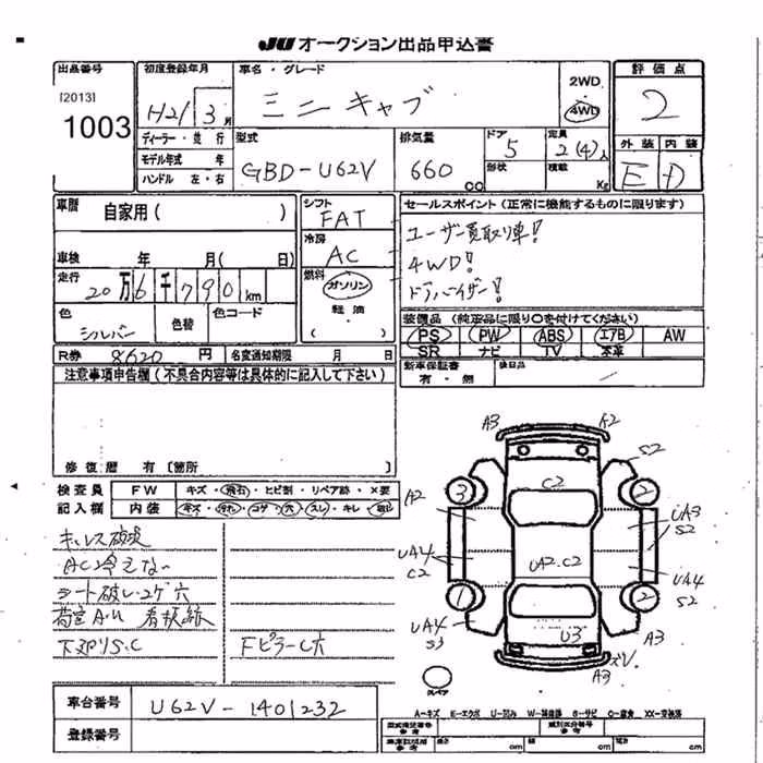 MITSUBISHI MINICAB