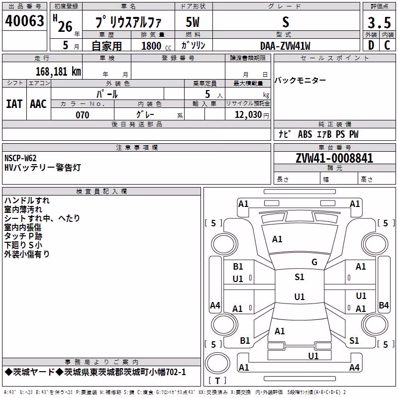TOYOTA PRIUS ALPHA