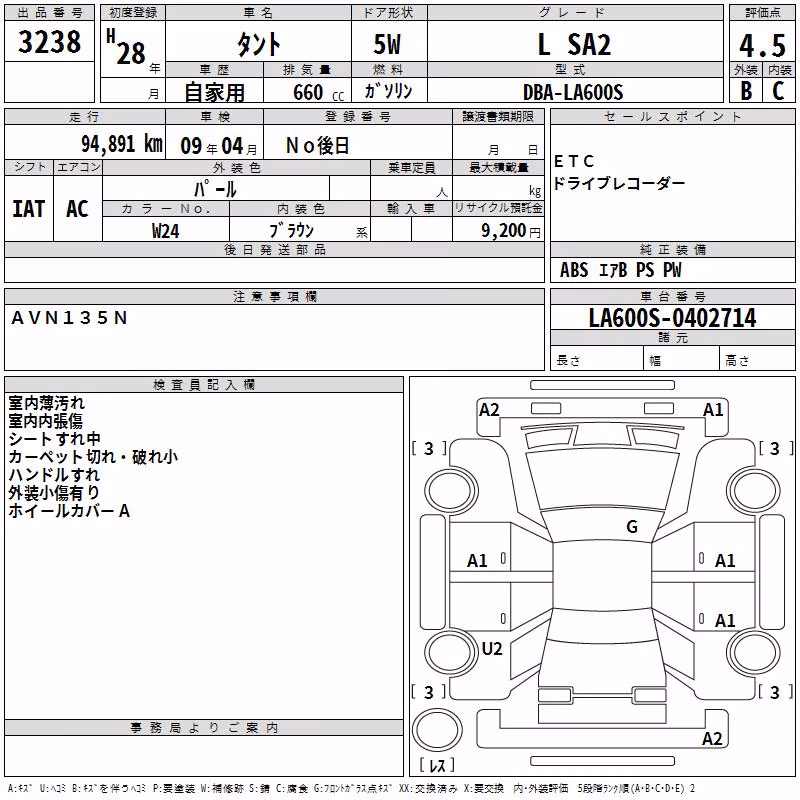 DAIHATSU TANTO
