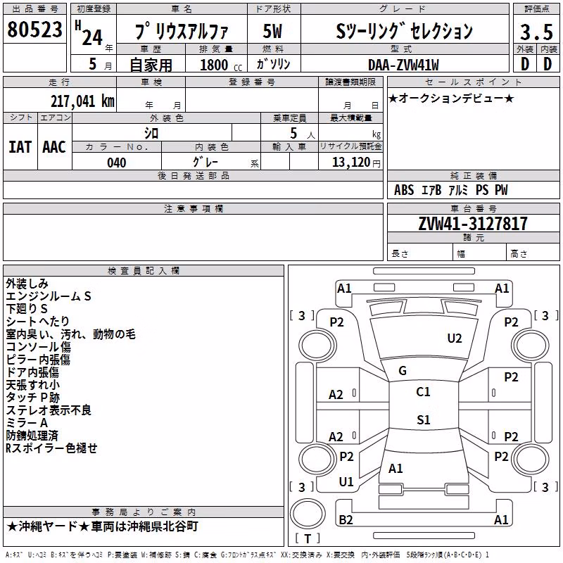 TOYOTA PRIUS ALPHA