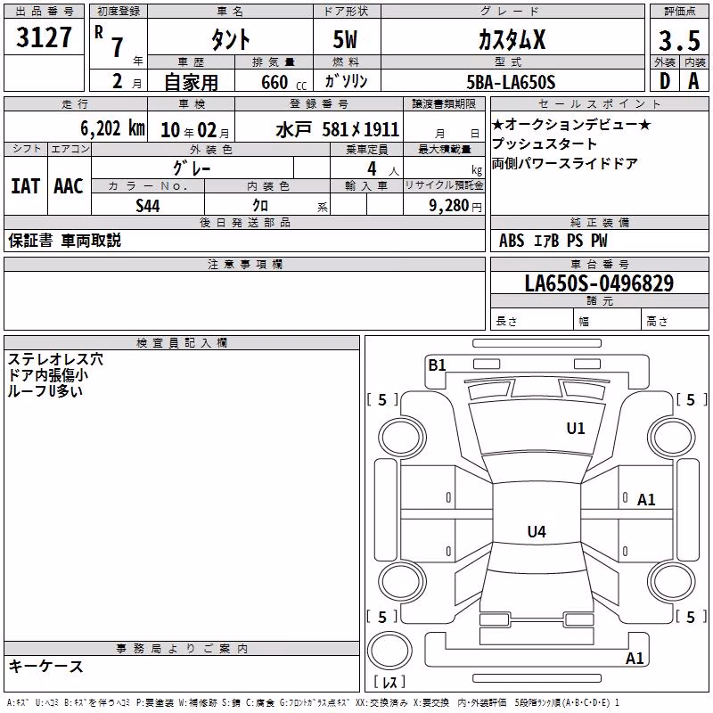 DAIHATSU TANTO