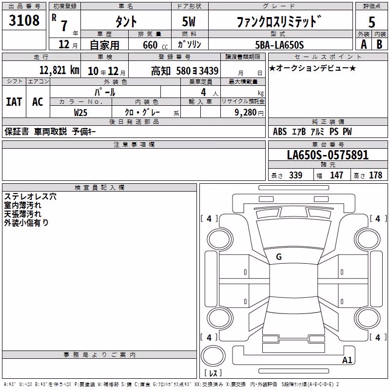 DAIHATSU TANTO
