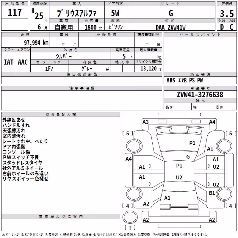 TOYOTA PRIUS ALPHA