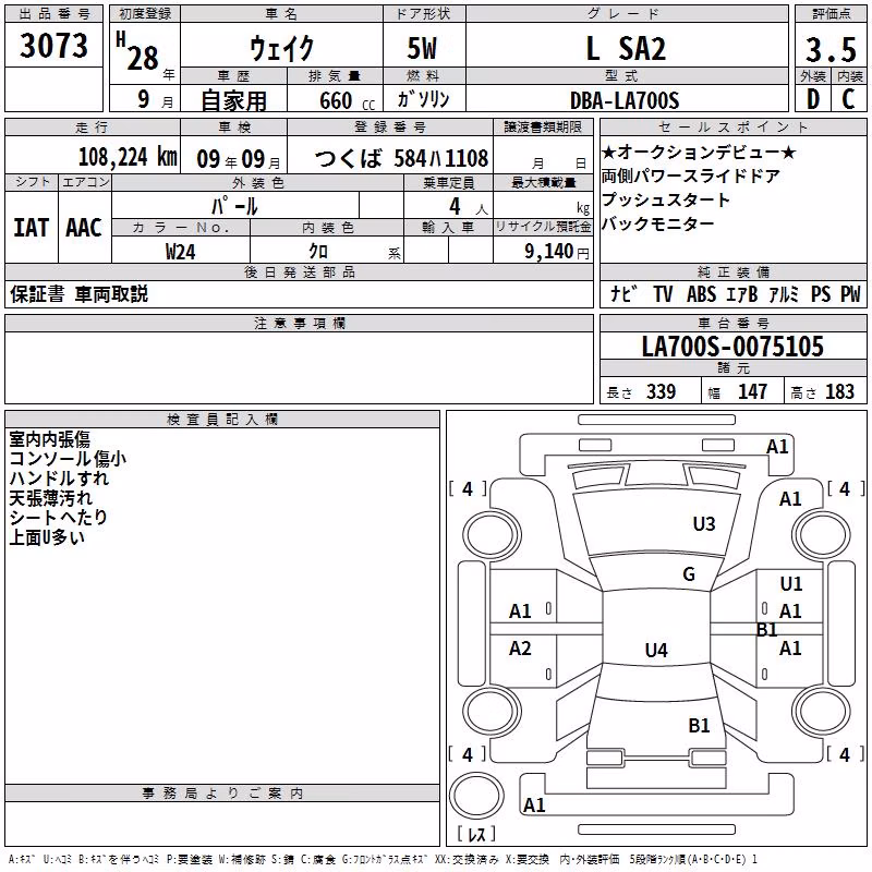 DAIHATSU WAKE